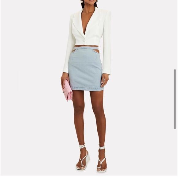 weworewhat Dresses & Skirts - NWT Weworewhat cut out denim skirt Medium